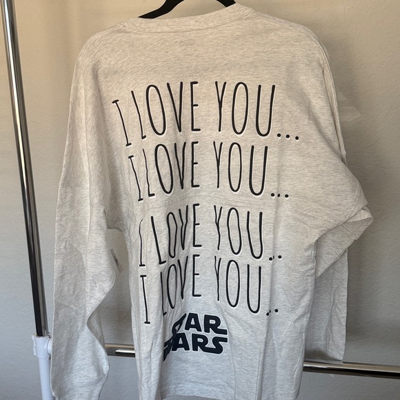 Disney Star Wars Spirit Jersey “Empire Strikes Back” I Love You - Picture 7 of 8